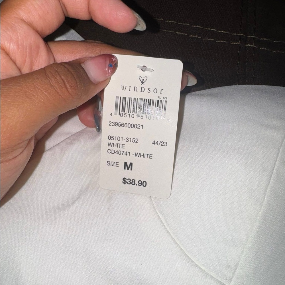 Windsor Classic White dress